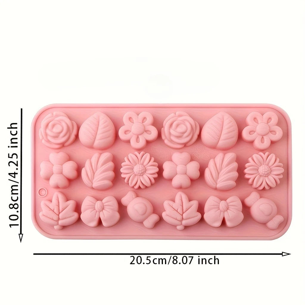 Molde de Silicona de 18 Piezas para  Wax Melts