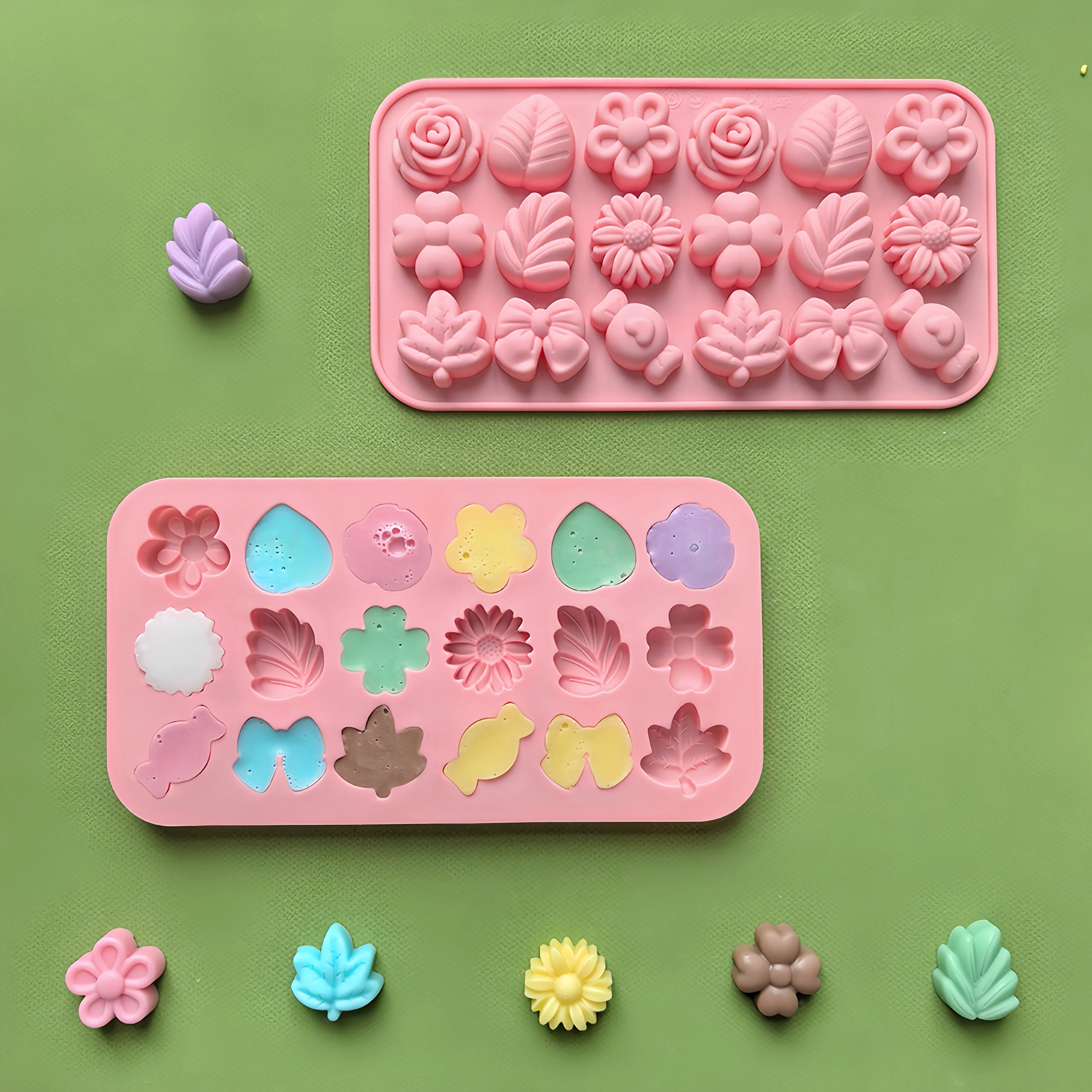 Molde de Silicona de 18 Piezas para  Wax Melts