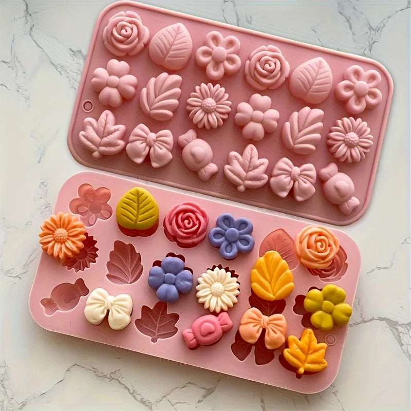 Molde de Silicona de 18 Piezas para  Wax Melts